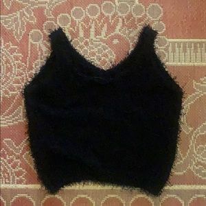 Fuzzy Crop Top